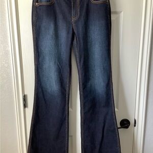Tess mid rise jean boot cut dark wash